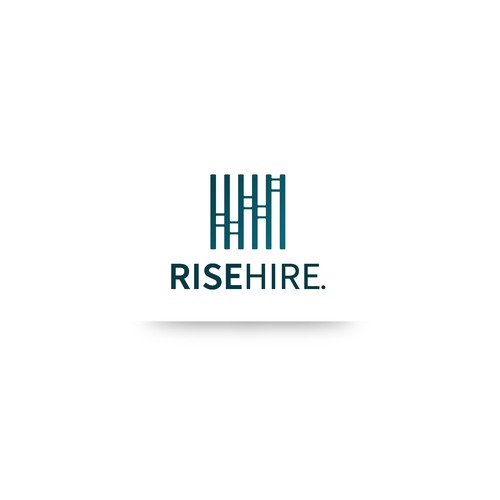 Create a polished yet creative logo for RiseHire Design by Kal®