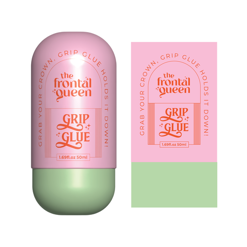 Sayyed JamshedさんのDesign Wig Glue Product label  for a Viral Gen Z hair brand!デザイン