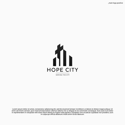 Diseño de We need a creative Bold and Innovative Logo for Hope City de SherpaStudio®