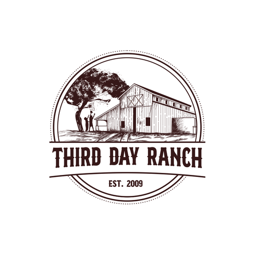 Capture essence of Texas ranch experience in new Third Day Ranch logo Design réalisé par samsoel