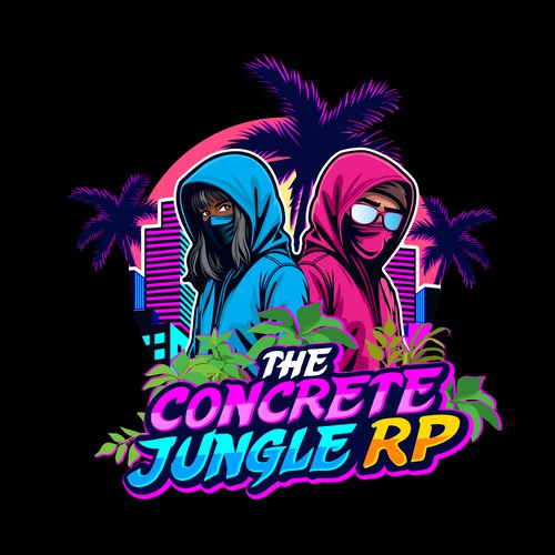 Make a logo for our FiveM Server "The Concrete Jungle" Design by Rocket_Racoon
