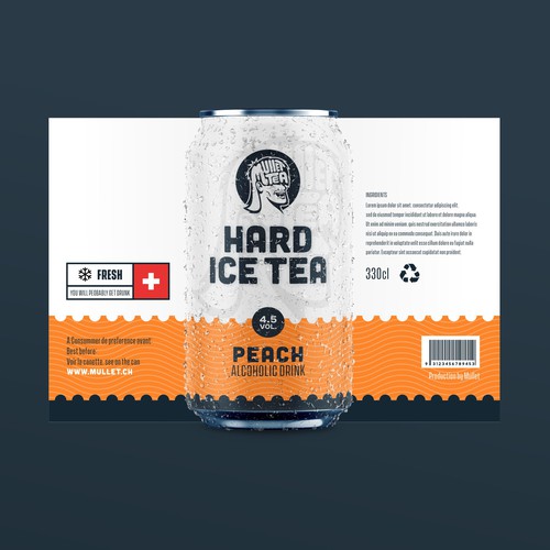Hard Ice tea Can Design - Be Fun ! Design by Bayudaswara