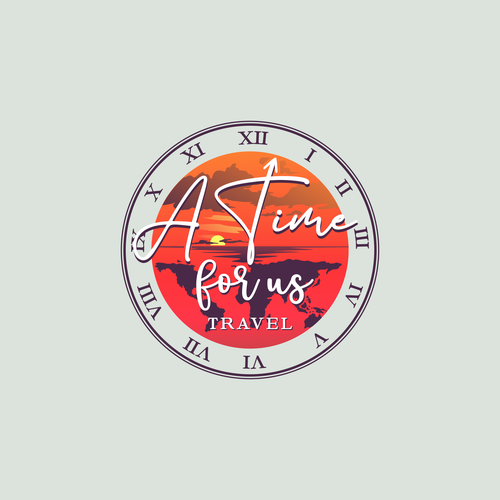 Need a vibrant travel logo depicting time Design by Ongie