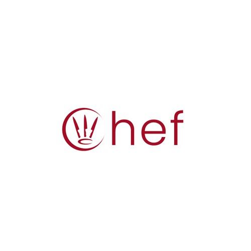 "CHEF": Food & Cooking Social Media Logo Design by playflowstudio