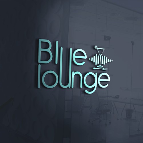 Blue lounge makeover Design by M. Castillo Design