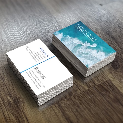Design a fun, beach-inspired Business Card Design by fayastata77