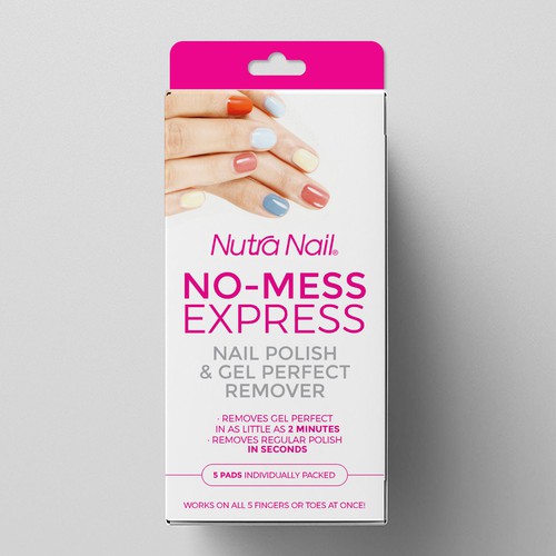 Nutra Nail Gel Remover Design by neoflexdesign