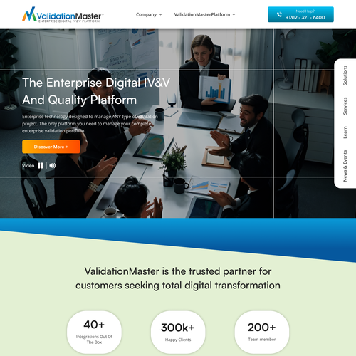 ValidationMaster Digital IV&V Website Re-Design Project Design by Technology Wisdom