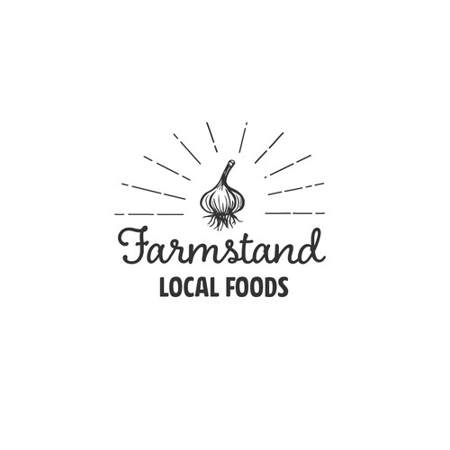 Farmstand Local Foods Brand identity for hip new business linking