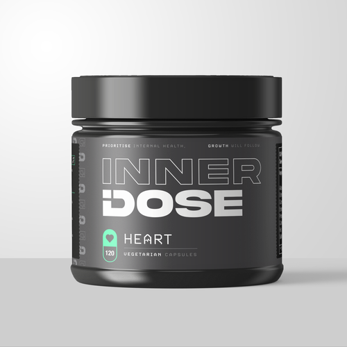 Minimal supplement bottle label design for male elite athletes Design by Mousers