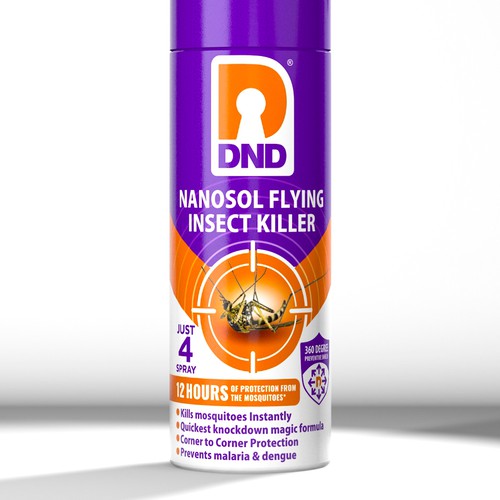 Design a standout label for a Super Effective Insect Killer Spray Design réalisé par P.D.S.