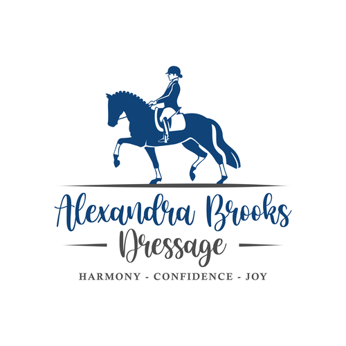 Design a classy/modern dressage (horse) training logo Design by Rziko1