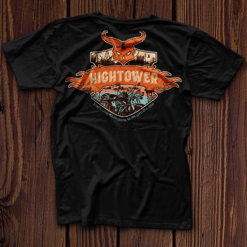 Best F*uc!ng T-shirt Design for Hightower Bar & Grill Ever ! Design by mañana_art