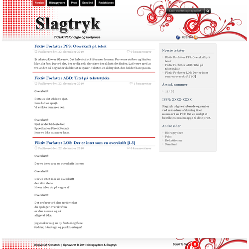 Simple Header and Footer for website Design von pohelasoft