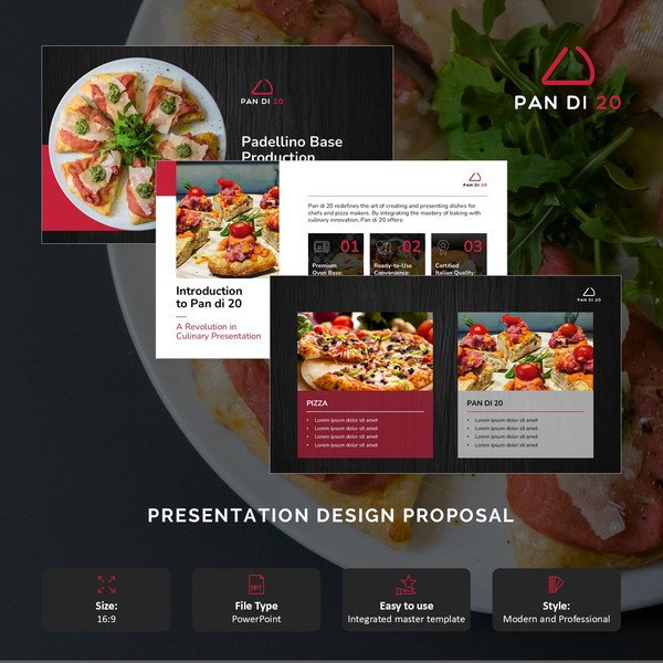 PAN DI 20 presentation design