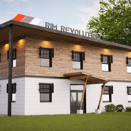 Modern Industrial / Flex Building Facelift Design by Artifictial