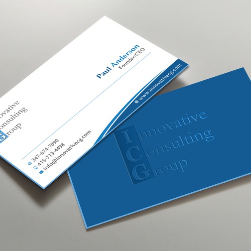 Design di ICG Business Cards di Brandmaker artist