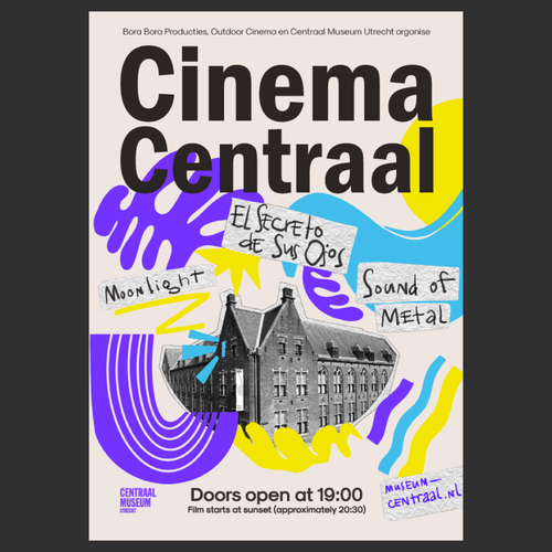 Fun Colorful And Laid Back Poster For Open Air Cinema In The Netherlands Poster Contest 99designs