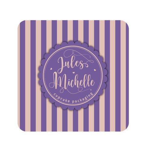 Design Design a cupcake packaging label di mademoiselle coco