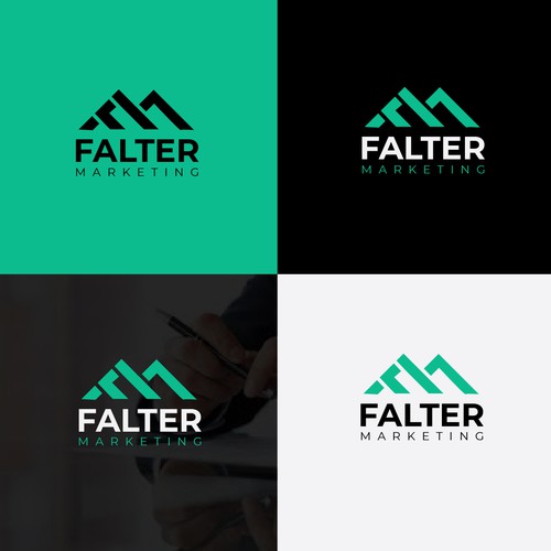Falter Marketing Logo Design by IqraD.