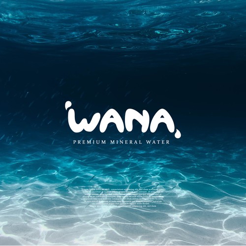 WANA LUXURY MINERAL WATER Design by gwGraphics