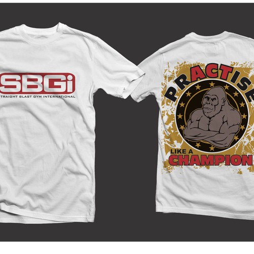 t-shirt design for Straight Blast Design by J T G