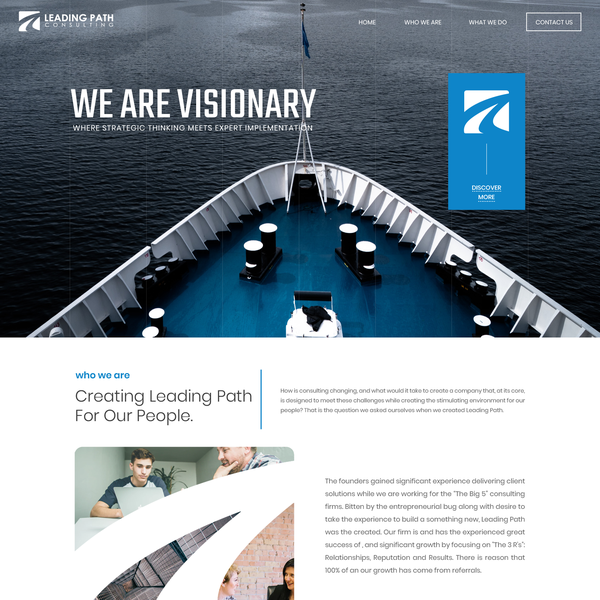 Website design for IT consulting firm