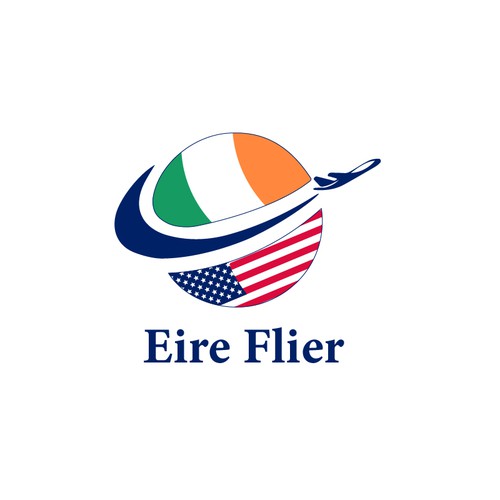 The Eire Flier logo Diseño de Eric Studio