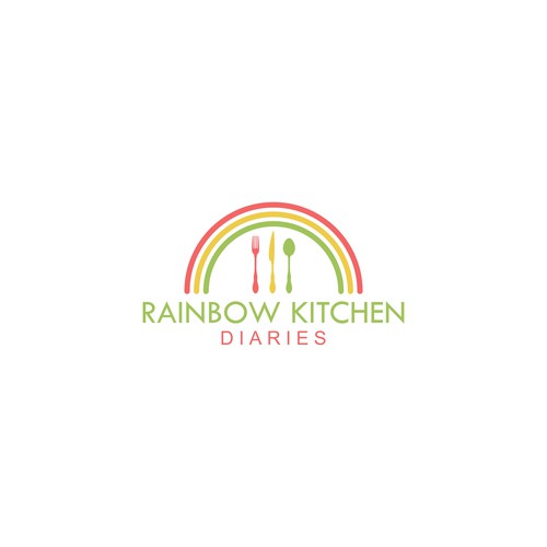 Create an elegant rainbow-based logo for new food blog Design by Rita Harty®