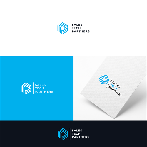 Sales Tech Partners Logo Diseño de FrliChndra
