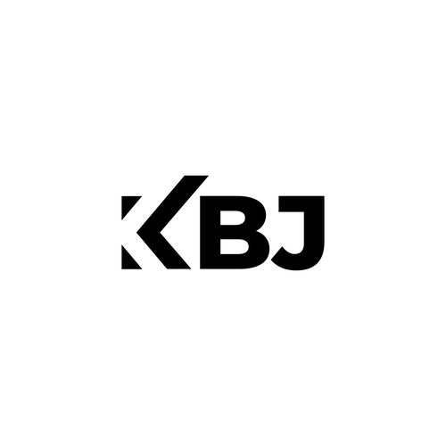 Bold 'KBJ' Logo for Real Estate Agent Design by Aufa™