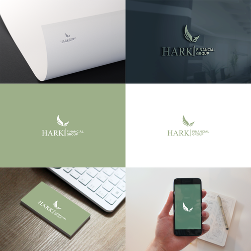 Design a Sophisticated, Organic Brand Identity for Hark Financial Group Design by Candystd