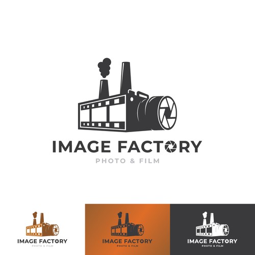 Photographer and filmmaker logo in modern style. Company is restructured and gets a new name Design by Arsart Design