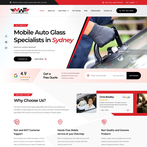 Design a clean and modern service based website home page Design by UXFirst™