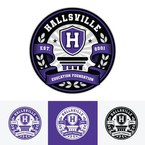 a impactful logo to show school pride and make a statement Design by gilpongid