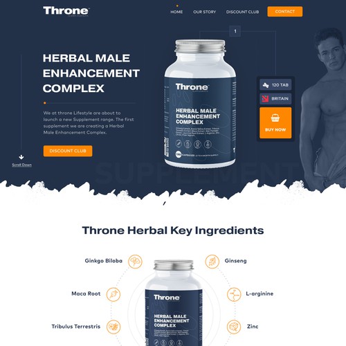 Supplement Website Design von Webwooter™