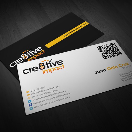 Create the next stationery for Cre8tive Impact Réalisé par paolobagads