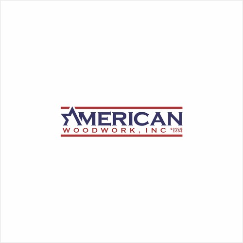 American Woodwork news a new logo Ontwerp door Logics Studio