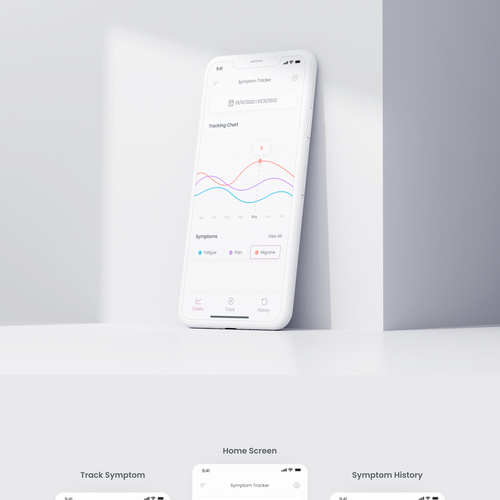 Symptom Tracker App Design by Northpix Studio®