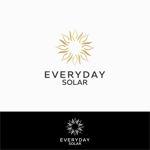 Everyday Solar Logo Design Diseño de Sherly Adam's
