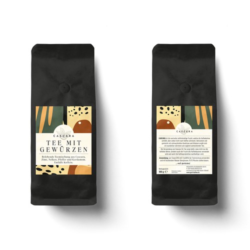 Design Cascara tea label di MKaufhold