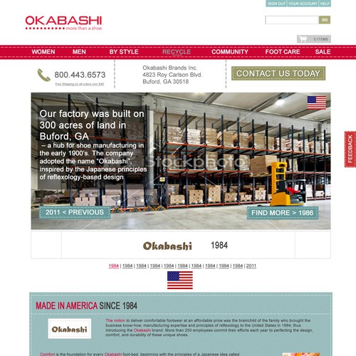 New website design wanted for Okabashi デザイン by webdesignpassion
