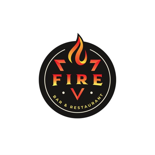 agora.さんのFire 🔥 Restaurant logo contestデザイン