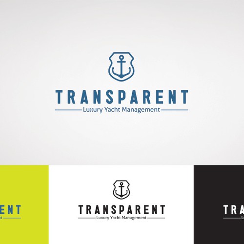 logo for TRANSPARENT Luxury Yacht Management Design by Adik