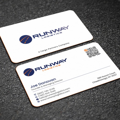 Design di Runway Logistics Business Card di Ellestudio™