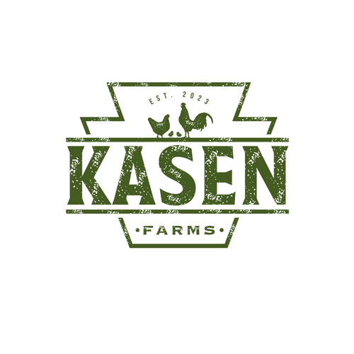 Logo design for small family farm that both dad and 7 year old daughter will love. Design by Andrés Sebastián