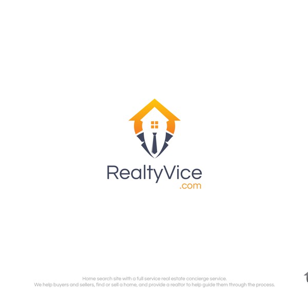 Design by SiddhArt titled "RealtyVice.com logo"