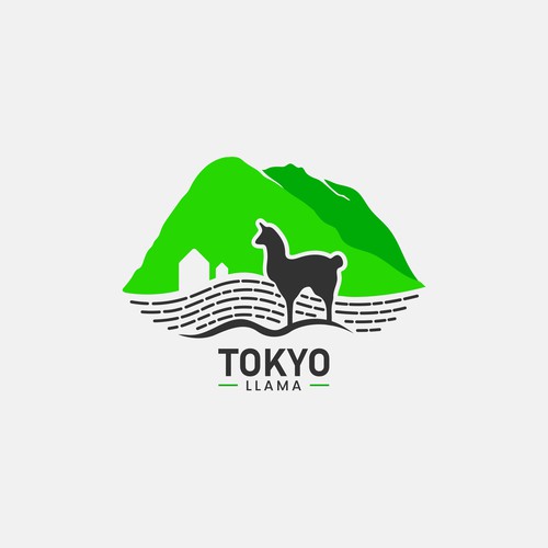 Outdoor brand logo for popular YouTube channel, Tokyo Llama Réalisé par ceylongraphic
