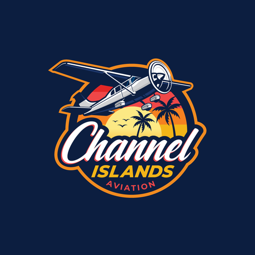 Classic Youthful Flight School catering to future pilots and luxury jet owners Design by struggle4ward