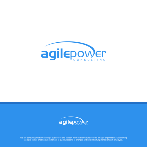 Who is bold enough to create a prefect logo for agilepower consulting?